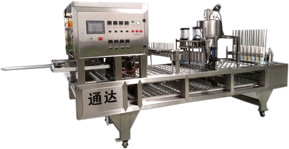 QCF-8杯裝紙杯灌裝封口機